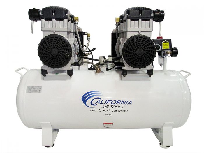 California Air Tools 10.6 CFM Ultra Quiet & Oil-Free 4 HP, 20 Gallon with Air Dryer | 20040DC