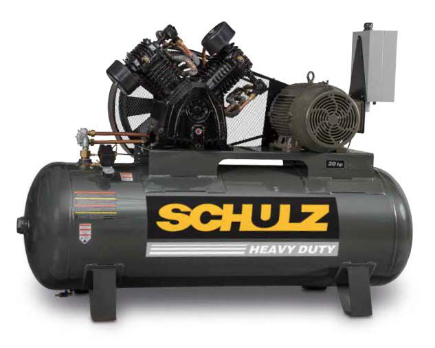 20 HP Air Compressor Two Stage 120 Gallon Air Tank 230-460V 3-Phase | 20 120H LV80BR