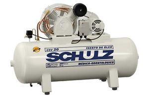 Schulz 5 HP Oilless Piston Air Compressor 80 Gallon Air Tank 20 CFM, 125 PSI, 230-Volt, 1-Phase | 560HV15-1