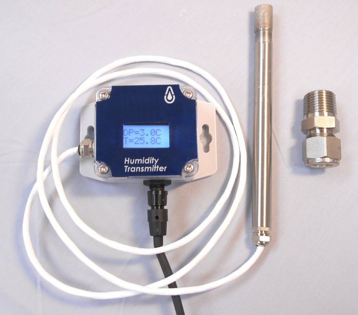 Dew Point Monitor/Relative Humidity (RH) Tranmistter for Air Compressor Systems | CW200