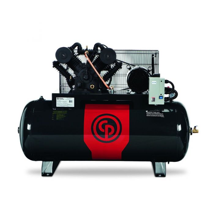 PREMIUM Chicago Pneumatic 10 HP Air Compressor Piston Two-Stage 35 CFM @ 100 PSI, 120 Gallon Air Tank 208/230-Volt, 3-Phase | 8090253520