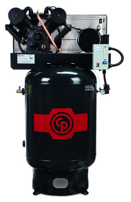 10 HP Air Compressor Two Stage 120 Vertical Air Tank 208-230V 3-Phase | RCP-C10123VS